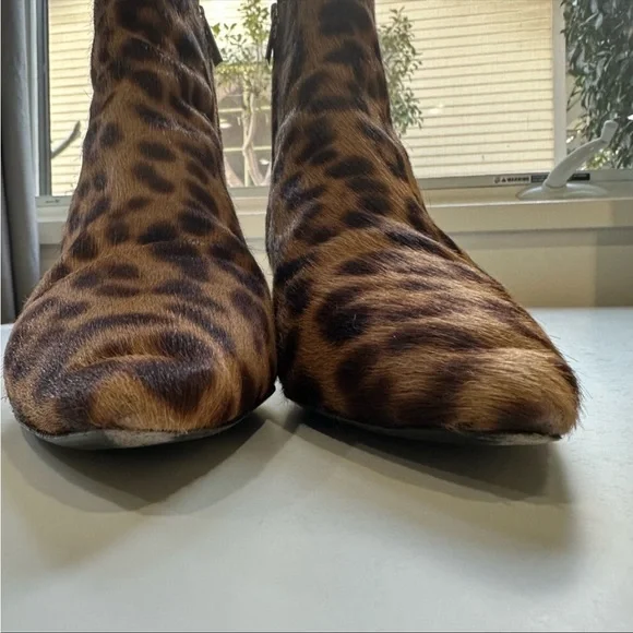 The Kooples Animal Print Ankle Booties 39 8.5 - Picture 12 of 12